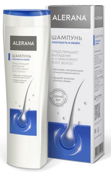 Изображение товара Алерана шампунь для волос Плотность и объём 250мл Алерана шампунь для волос Плотность и объём 250мл фотография