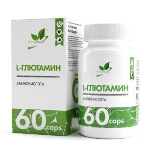 L-глютамин 500мг Naturalsupp №60