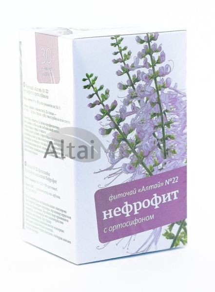 Изображение товара Фиточай Алтай №22 нефрофит, 30 пакетиков Фиточай Алтай №22 нефрофит, 30 пакетиков фотография