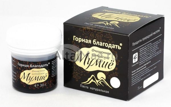 Изображение товара Мумие горная благодать 30г Мумие горная благодать 30г фотография
